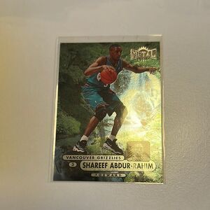 Basketball Trading Card metal 1998 shareef abdur-rahim mint condition
